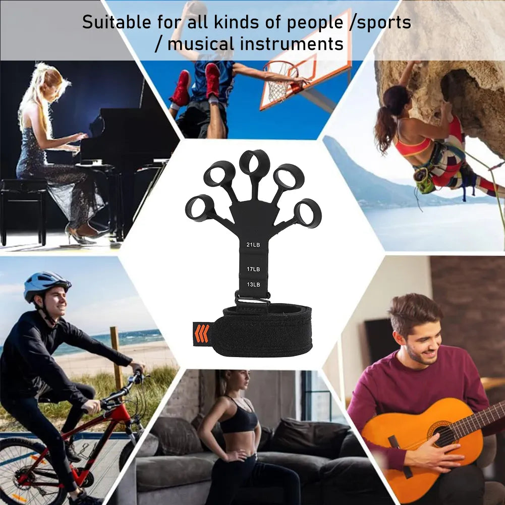 Gripster Finger Exerciser & Hand Strengthener (Adjustable)