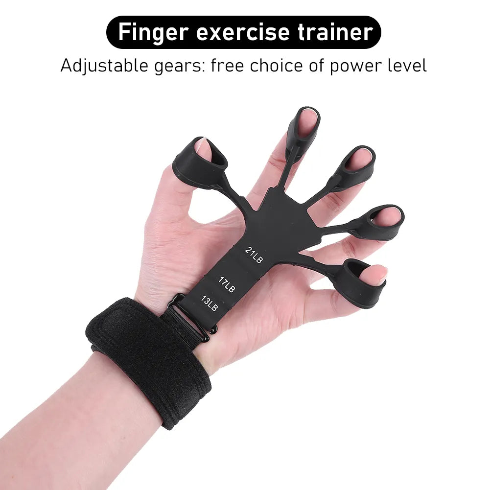Gripster Finger Exerciser & Hand Strengthener (Adjustable)